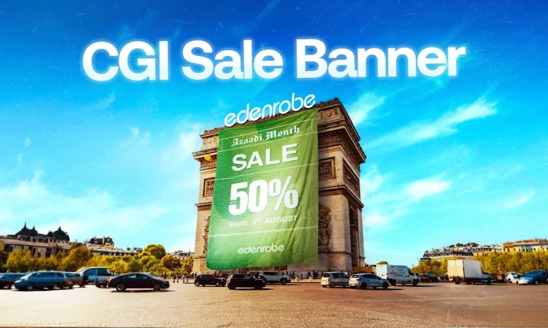 Paris CGI | Edenrobe Azadi Sale