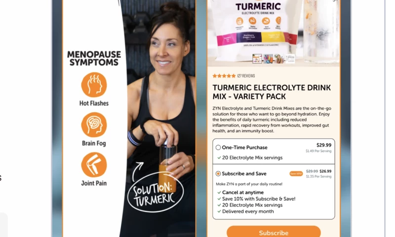 Scaling An Electrolyte + Turmeric Mix