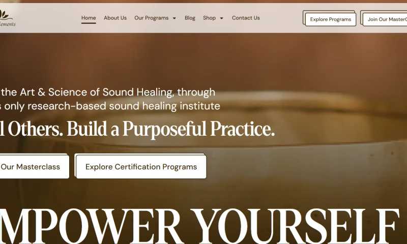 The Five Elements Figma to WordPress Website Development Using Elementor