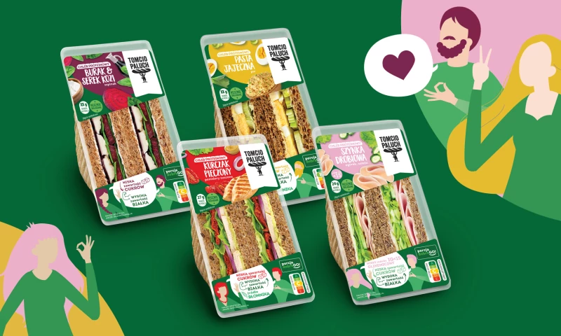 Soul and Mind Group - Żabka | Tomcio Paluch Green Line Sandwiches