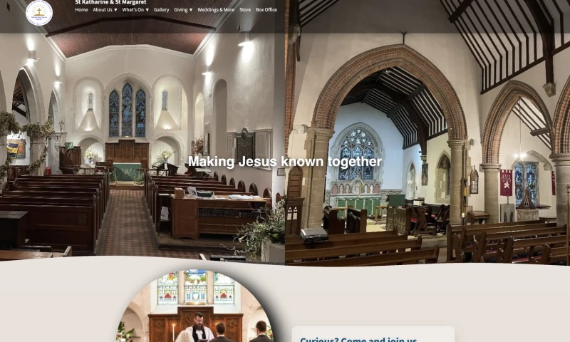 ClickaByte - St Katharine's & St Margaret's Churches Website