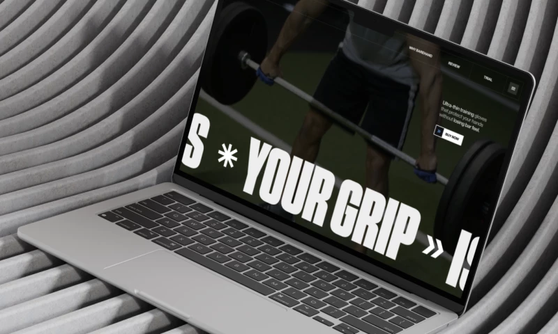 DTC Sportwear Landing page