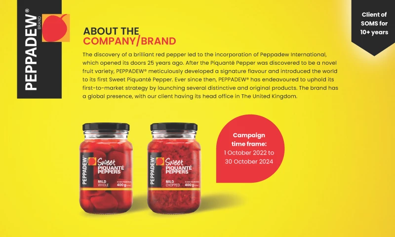 SOMS Digital Agency - Peppadew Global Case Study