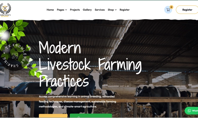 Kico Web Design - Cattle Farmers Network