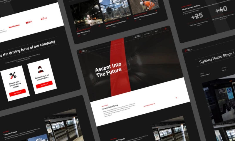 Onmove Digital Agency - High-impact website for a leading engineering firm