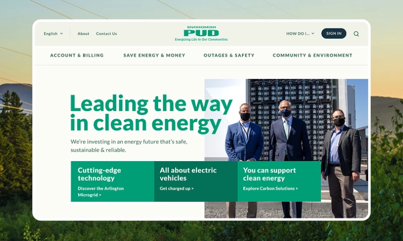 Transforming a decade-old website for SnoPUD