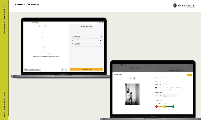 Amazecodes Solutions Pvt Ltd - Frameart