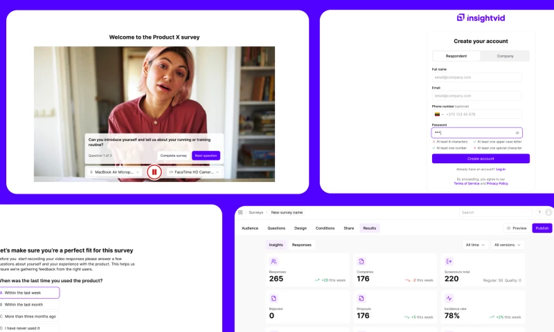 Mygom.tech - Video Survey Platform Powered by AI Insights