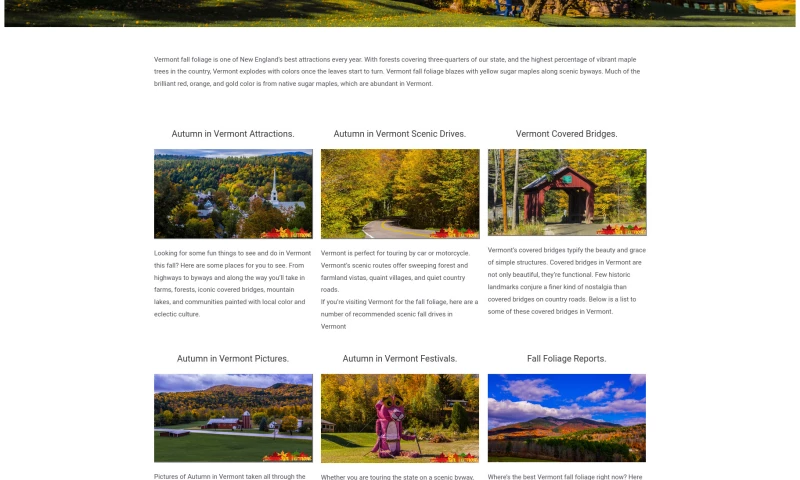 Autum In Vermont (Update Design)