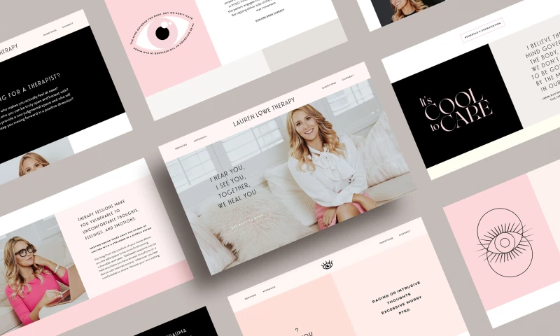 Thrasher Design Studio - Lauren Lowe Therapy Brand + Website
