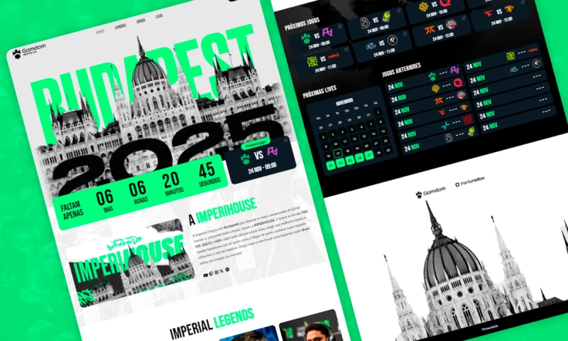 LMTT Design - GoIMP | eSports Hub Website