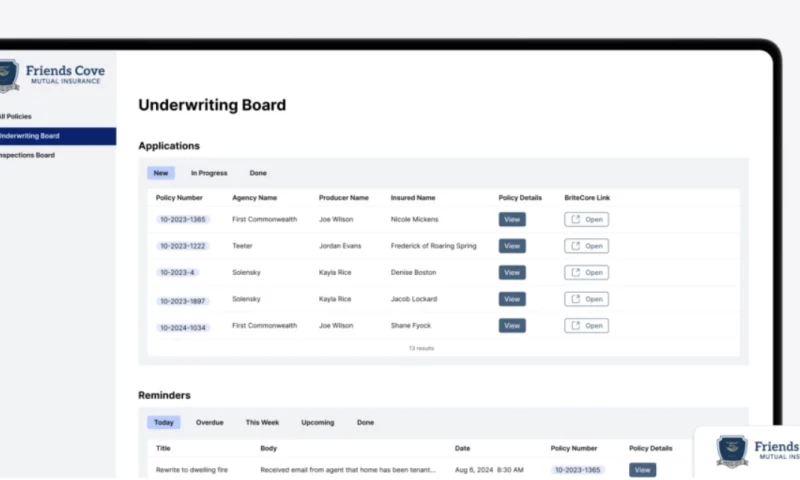 Growth UX Studio - Insurance Policy Workflow App