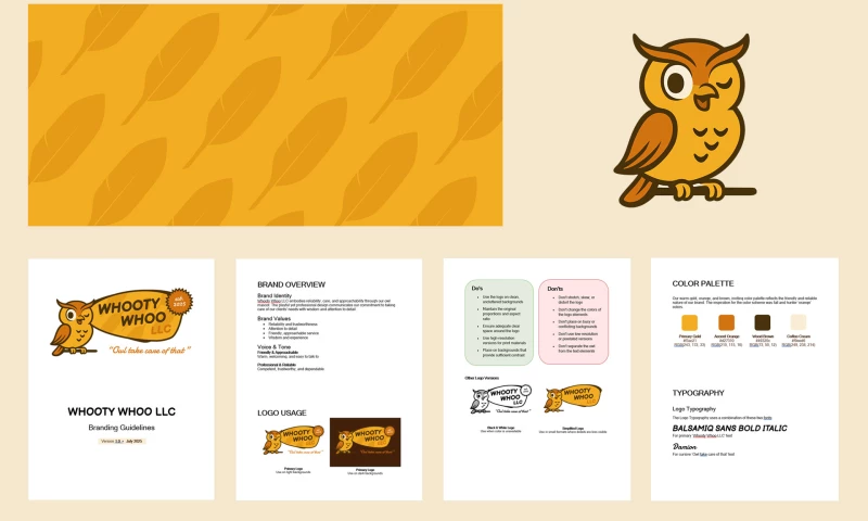 Whooty Whoo Logo & Branding