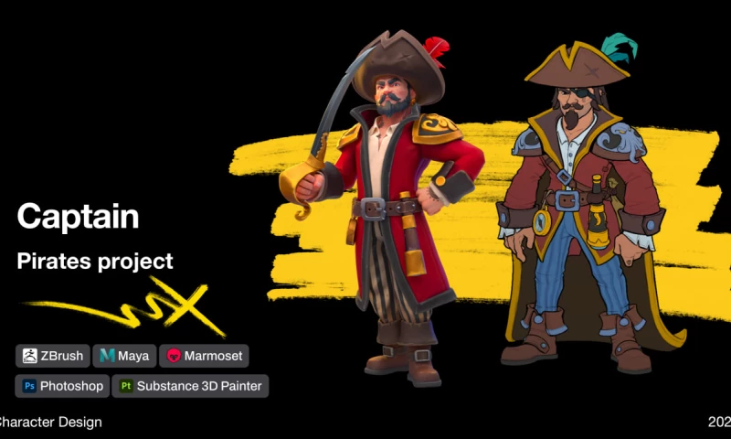 Sinspired Studio - Pirates Project | 3D Game Art