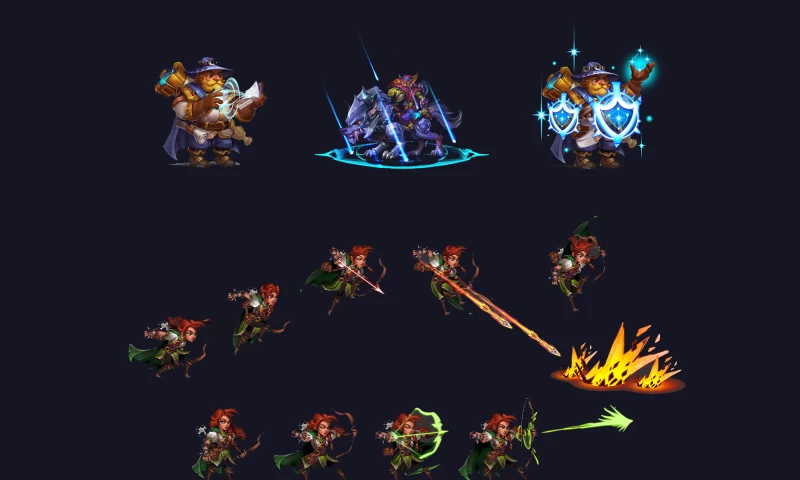 Sinspired Studio - ADVENTURE LEGACY mobile game art & animation