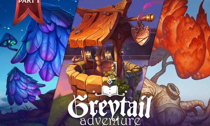 Sinspired Studio - Greytail Adventure | 2D Game Art PART I (NO AI)