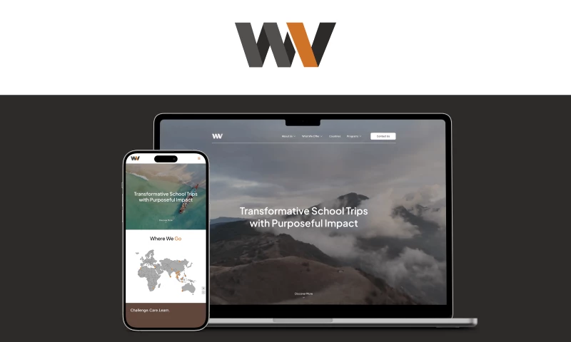 Woww - Website Design for World Volunteer
