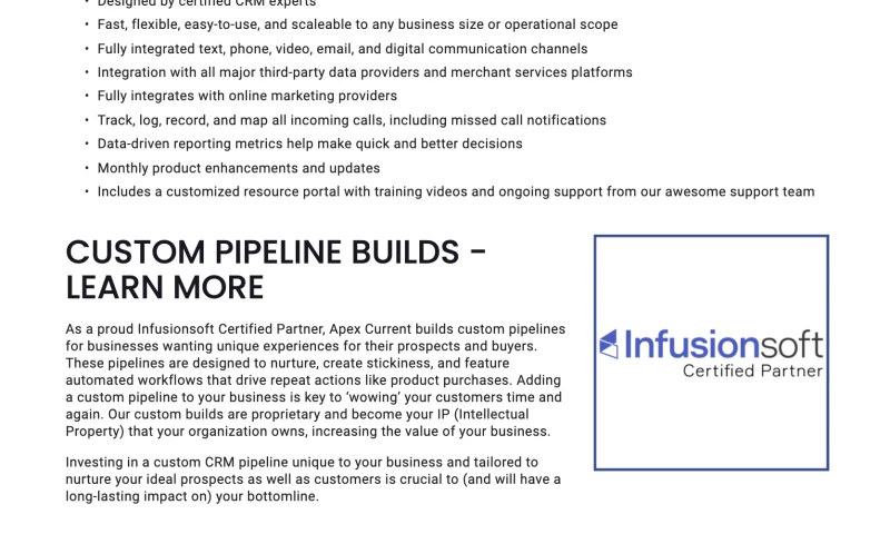 Custom Pipelines & CRM Solutions