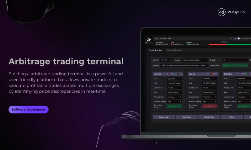 Arbitrage trading terminal
