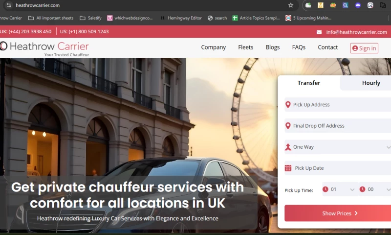 Saletify - Heathrow carrier