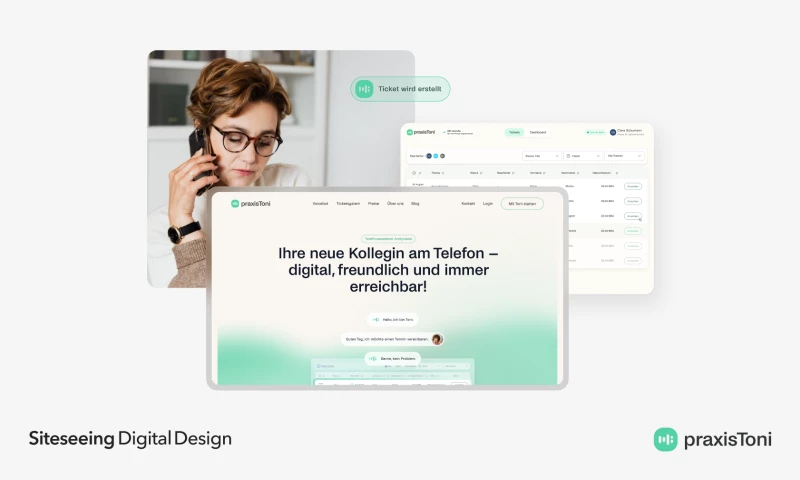 Siteseeing Digital Design - praxisToni UX Design