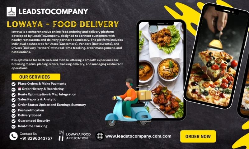 Leads To Company - Lowaya Food Delivery Application