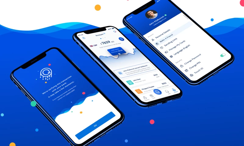 Instant money transfers mobile app