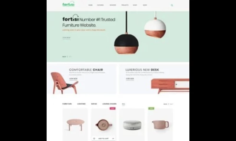 The Hashtech - Fortisi Trusted Furniture Ecommerce Website