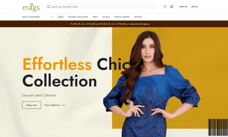 MAGS eCommerce Website Development