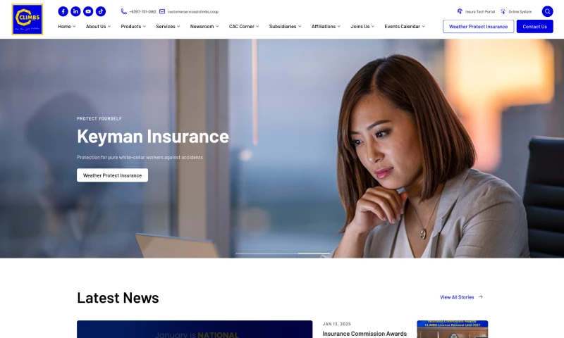 CLIMBS Website Development