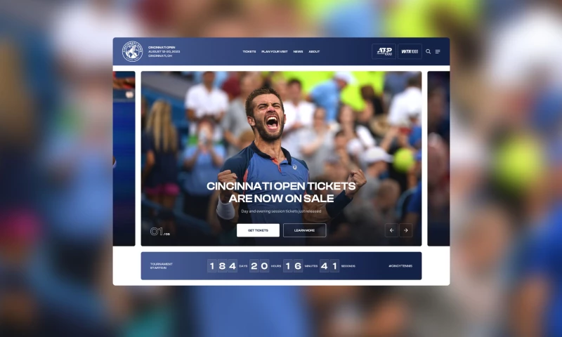 Rain Digital - Cincinnati Open Website Rebuild