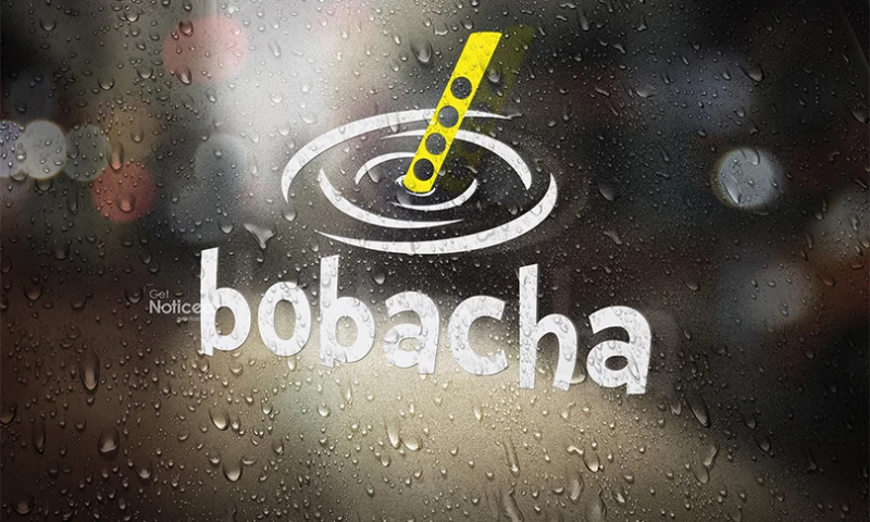 Logo Design for Bobacha Bubble Tea Brand Identity