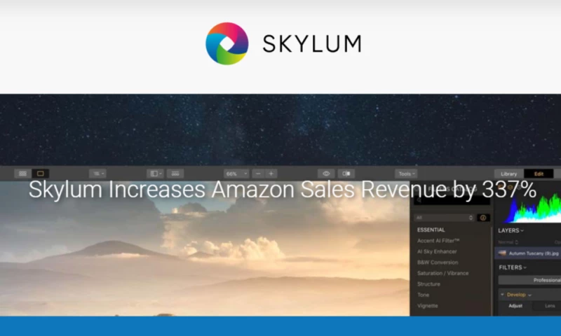 Skylum Increases Amazon Sales Revenue by 337%