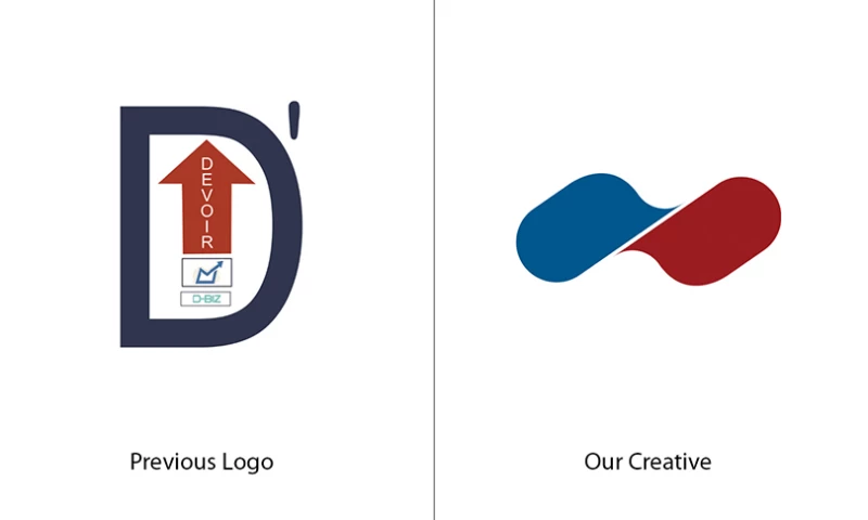 Logo Design for Devoir Solutions Future-Ready Tech Identity