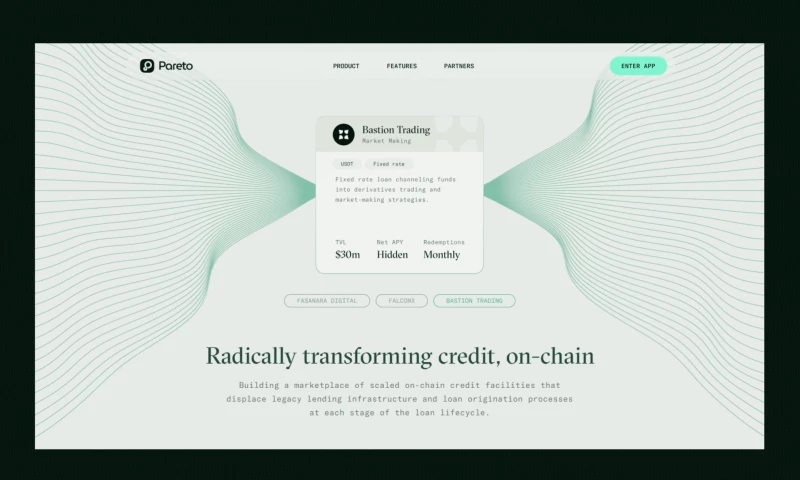 Website for a Private Credit Marketplace