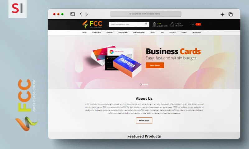 SynapseIndia Outsourcing - Corporate Cards Online - Card Designing & Ordering Site on Magento 2