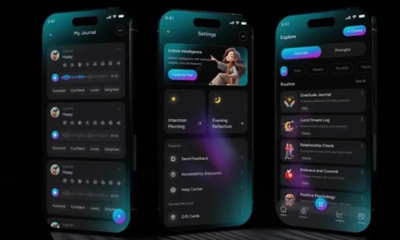 The Hashtech - Fluffy Trip AI Journal Diary Mobile Application