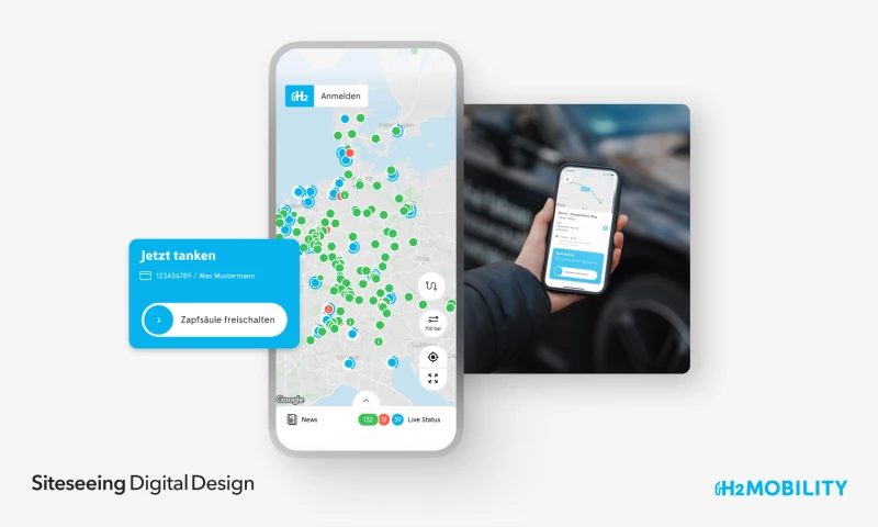 Siteseeing Digital Design - H2.Live App