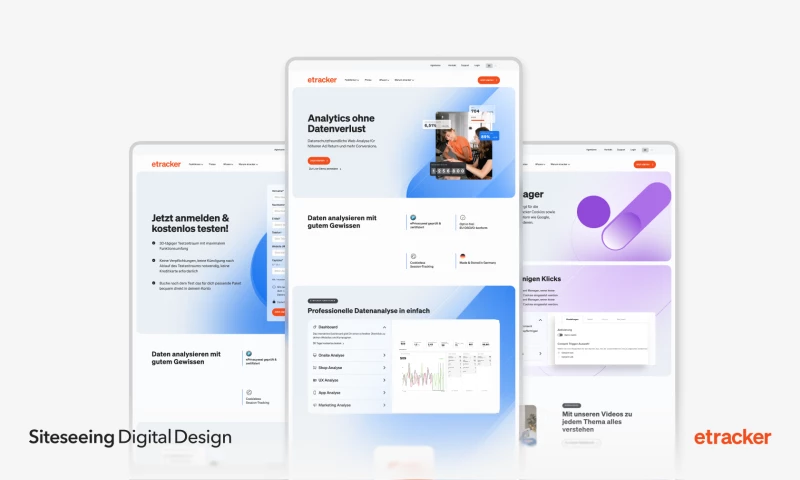 Siteseeing Digital Design - etracker