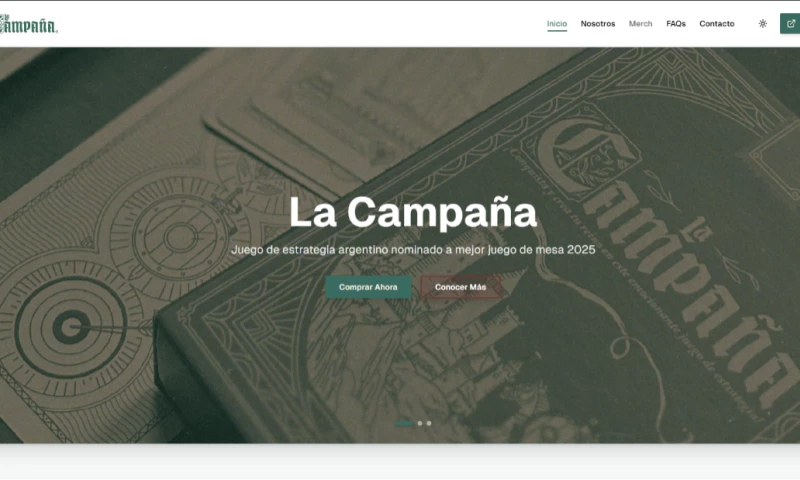 Web para La Campaña Juego