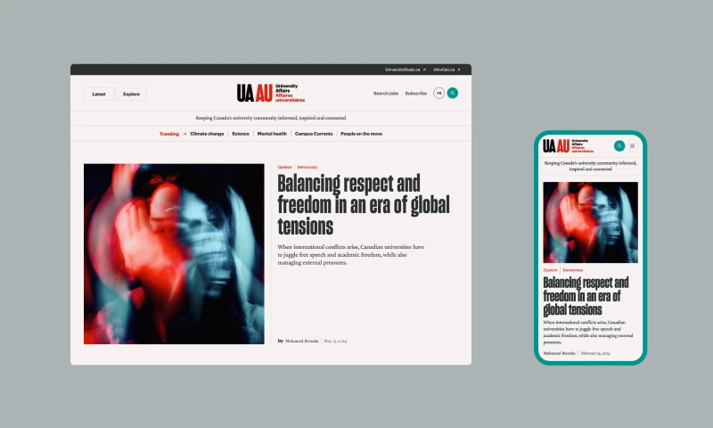 Rain Digital - New Site for Universities Affairs