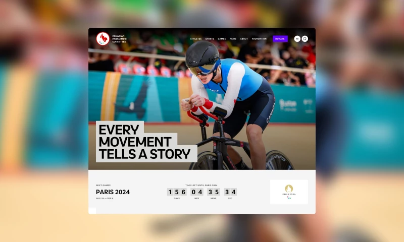 Rain Digital - A new digital home for Canadas Paralympians