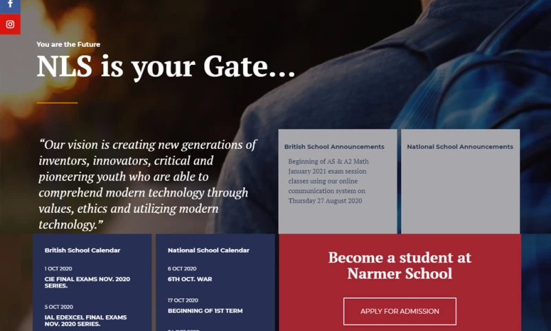 Dot IT - Narmer School website