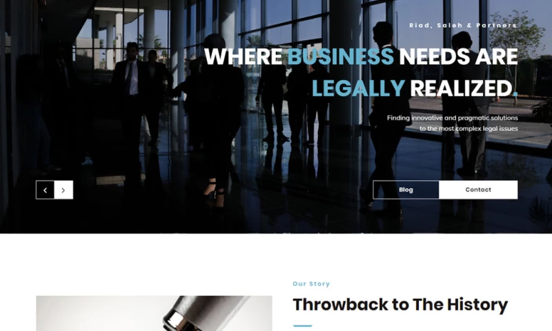 Dot IT - Riad, Saleh & Partners Website