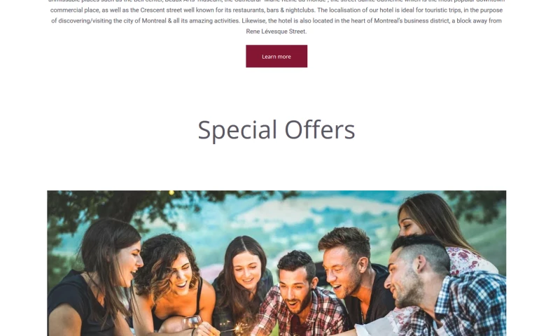 Webdesign Discovery - Hotel Europa Website Design