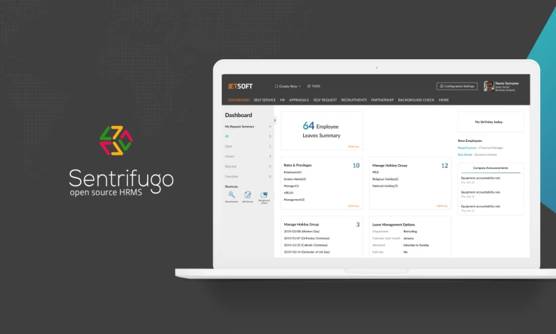 Sentrifugo: open-source enhanced human resource management system for enterprises