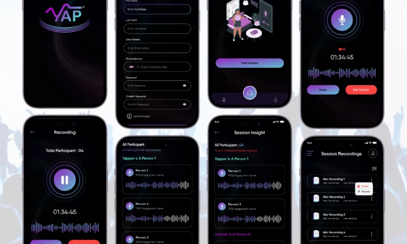 Yap App (Virtual Meeting & Insight Platform)
