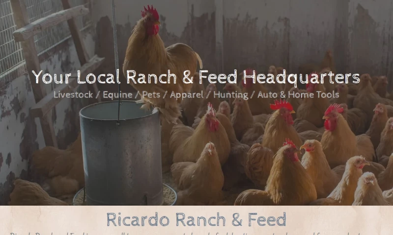 Williams Web Solutions - Ricardo Ranch and Feed