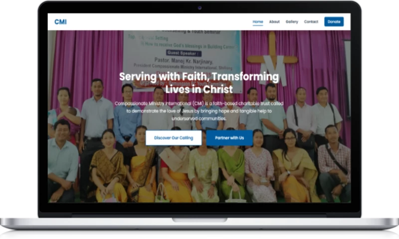 Vivexa Tech - Compassionate Ministry International (CMI) Faith-Based NGO Website