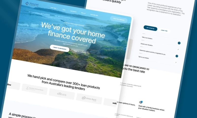 Wizdiv - Assured Lending Webflow Development